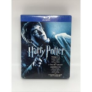 Harry Potter Years 1-6 Blu-ray 7-Disc Box Set Warner Bros Bilingual Edition